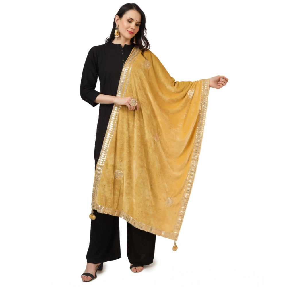 Women's Velvet Gotta Patti Dupatta · 0769