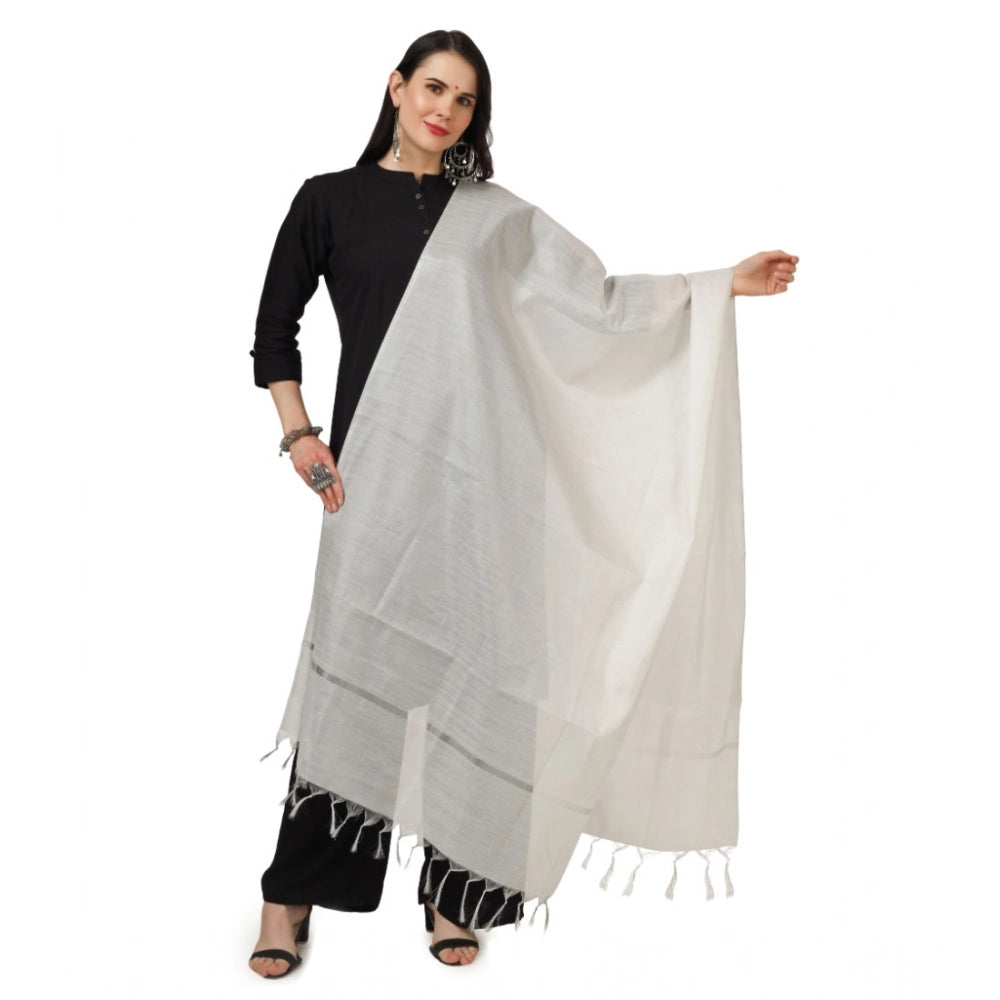 Women's Chanderi Solid Dupatta · 0788