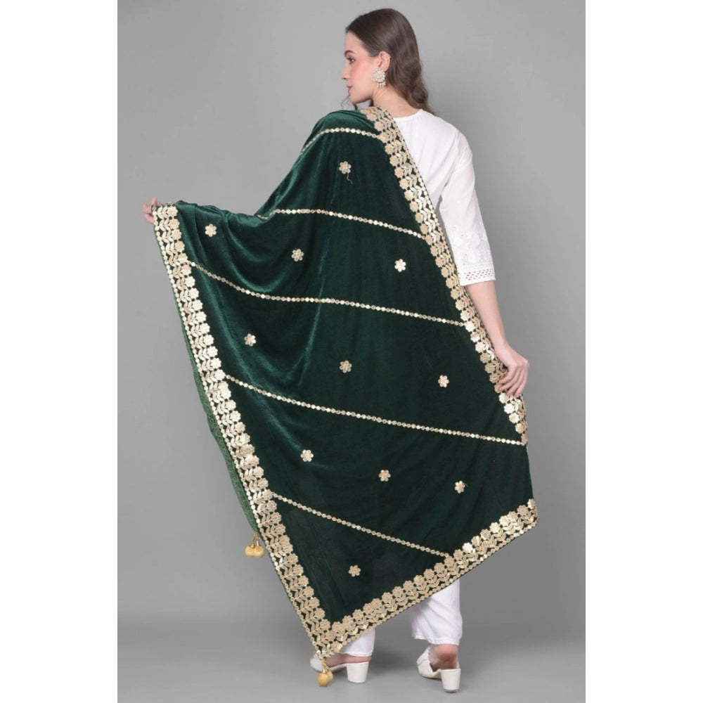 Women's Velvet Gotta Patti Dupatta · 0966