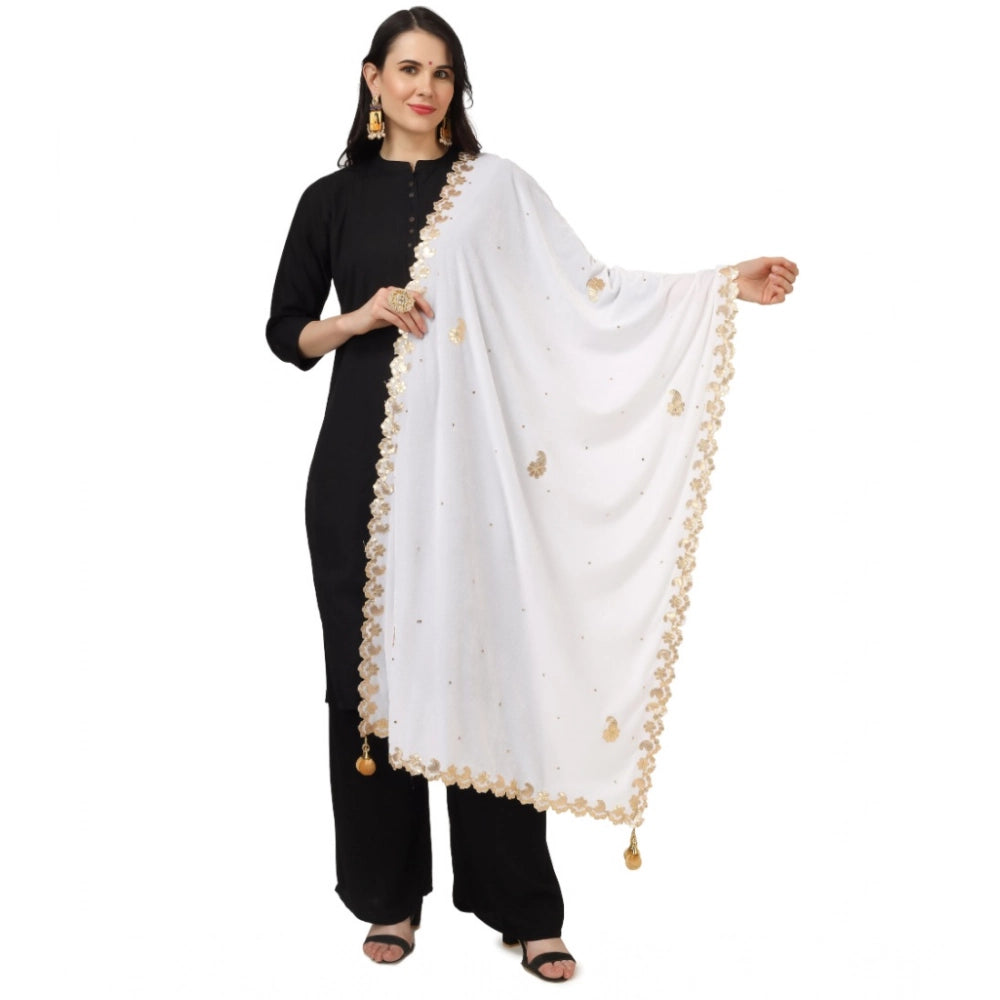 Women's Velvet Gotta Patti Dupatta · 0745