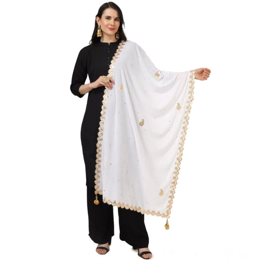 Women's Velvet Gotta Patti Dupatta · 0745