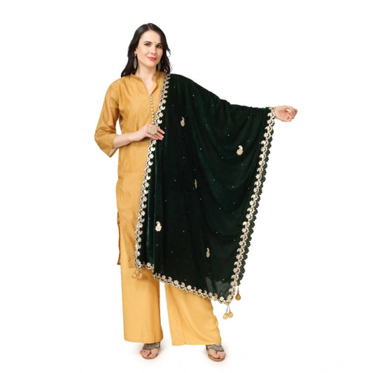 Women's Velvet Gotta Patti Dupatta · 0749