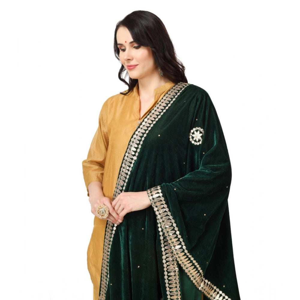 Women's Velvet Gotta Patti Dupatta · 0767
