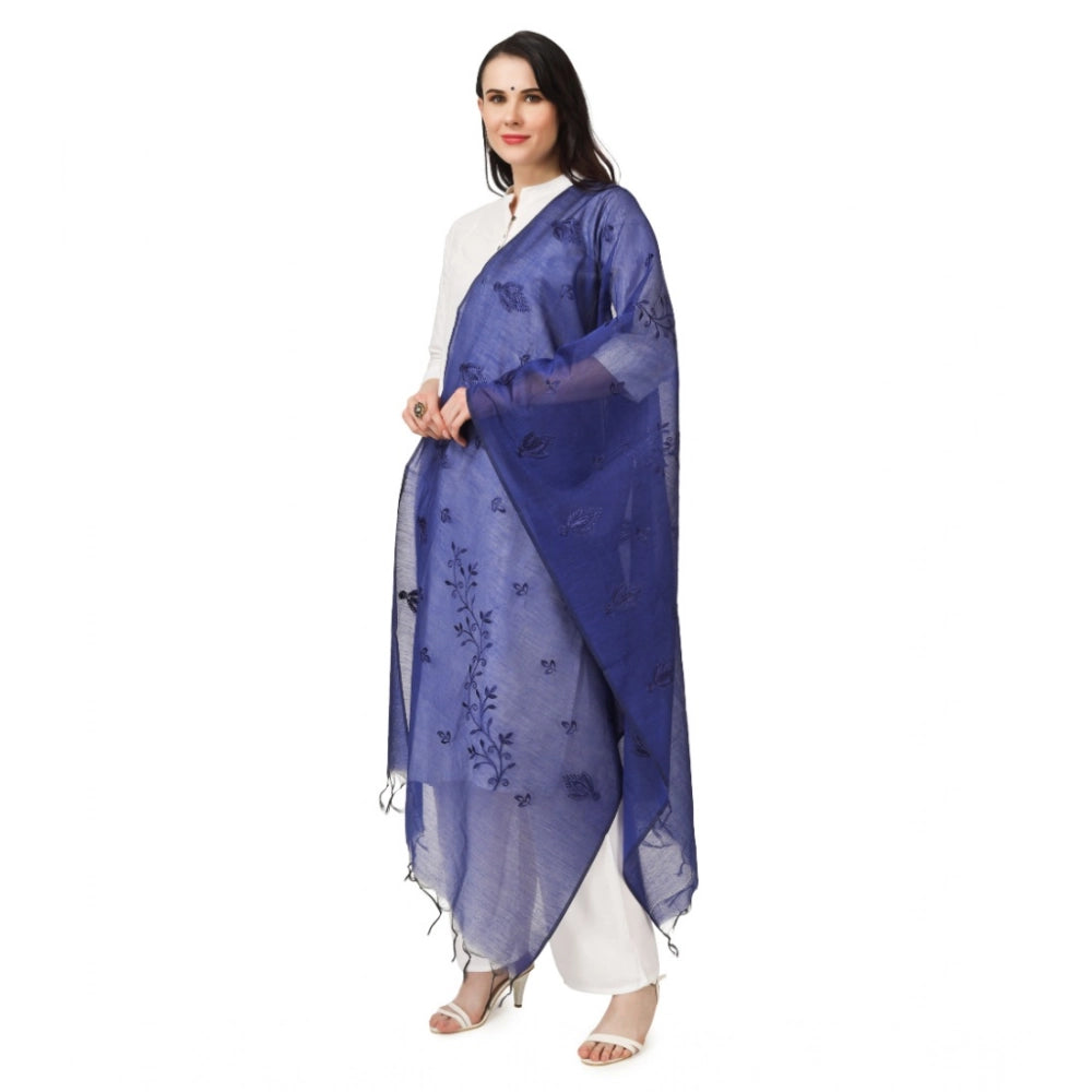 Women's Cotton Embroidered Dupatta · 0776