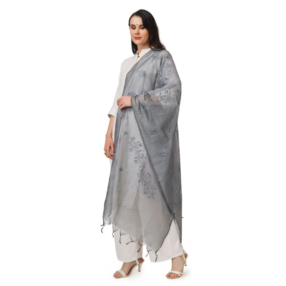 Women's Cotton Embroidered Dupatta · 0773