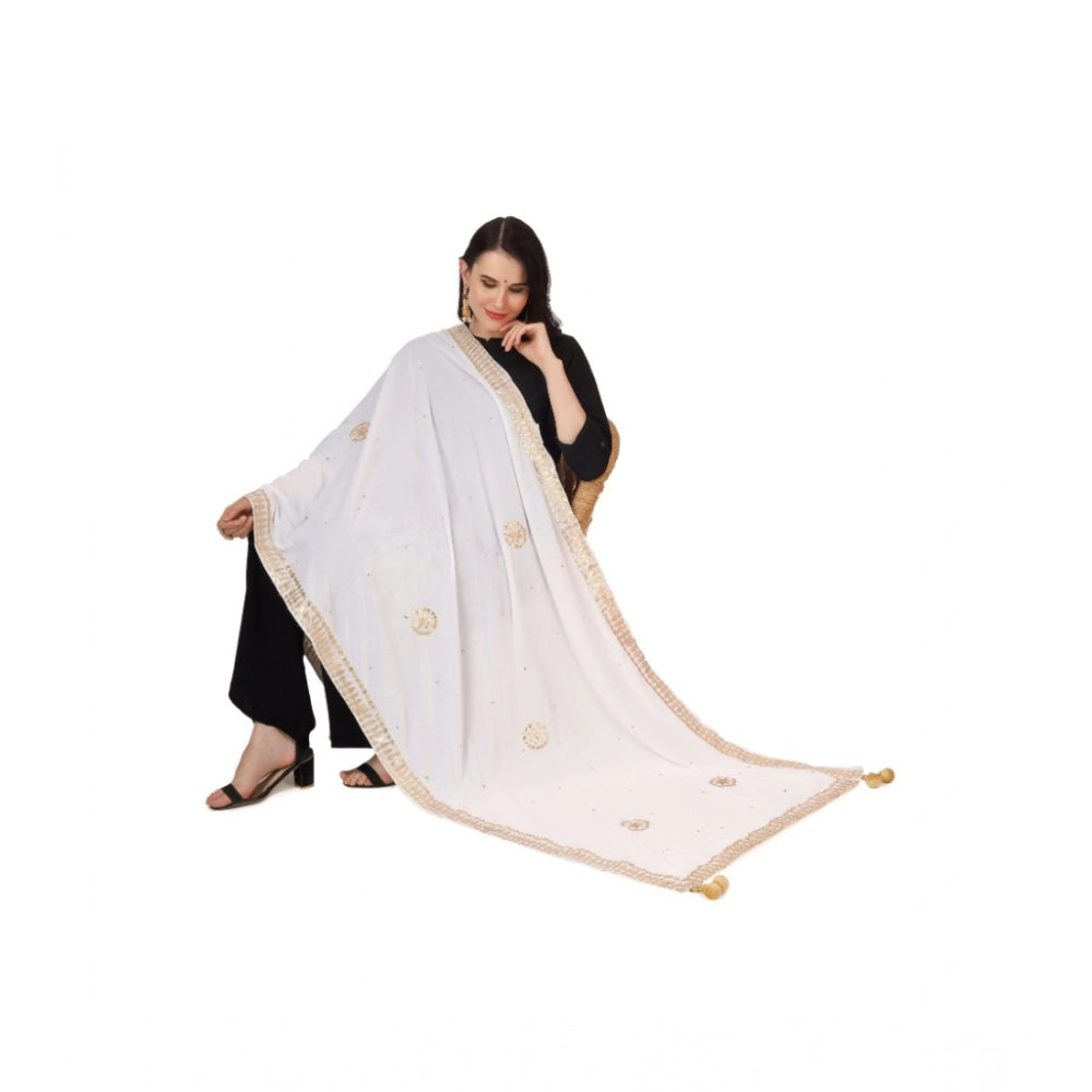Women's Velvet Gotta Patti Dupatta · 0770