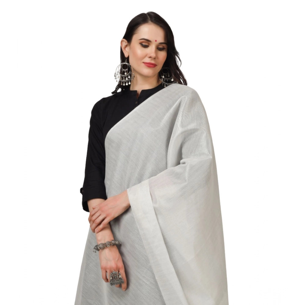 Women's Chanderi Solid Dupatta · 0788
