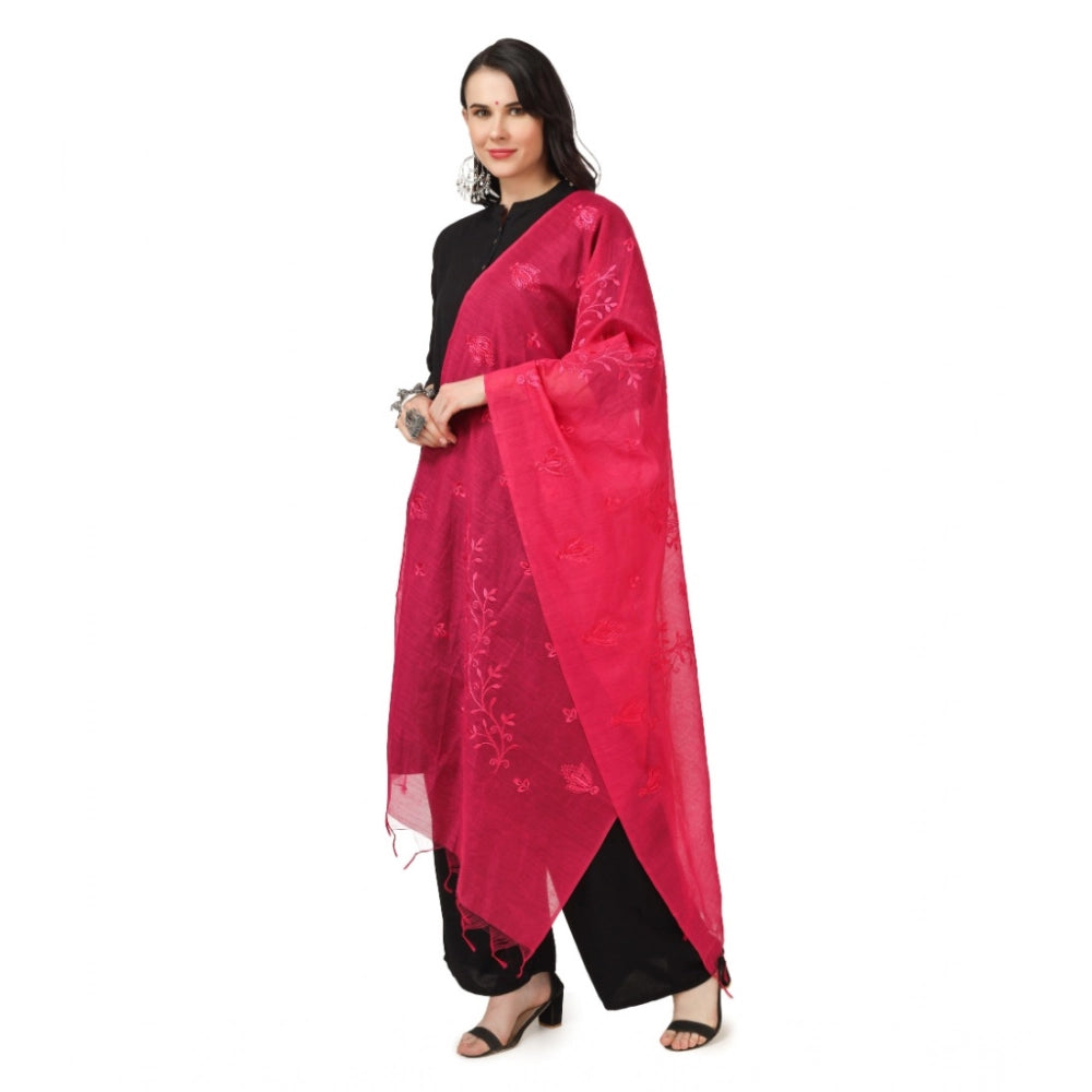 Women's Cotton Embroidered Dupatta · 0786