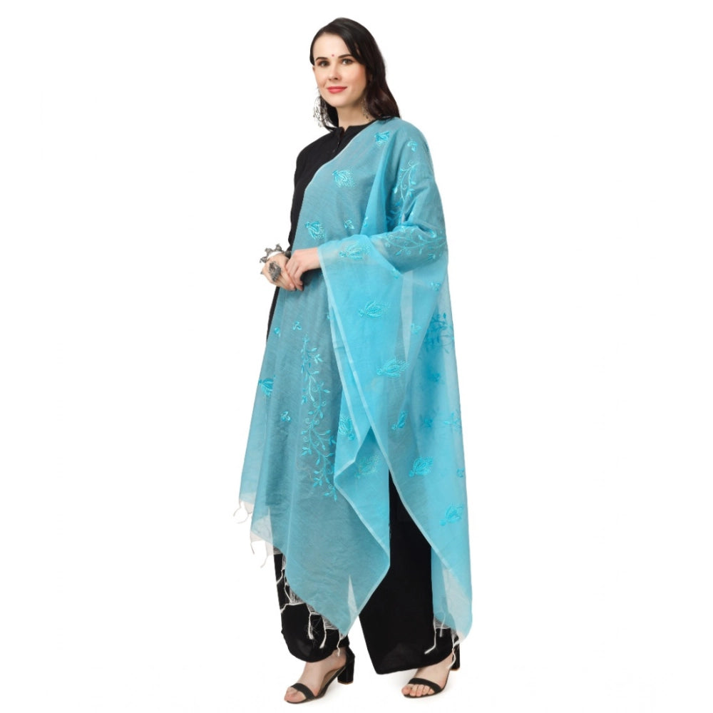 Women's Cotton Embroidered Dupatta · 0783