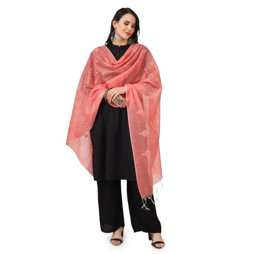 Women's Cotton Embroidered Dupatta · 0782
