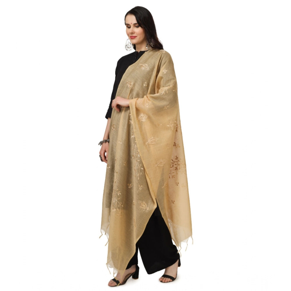 Women's Cotton Embroidered Dupatta · 0780