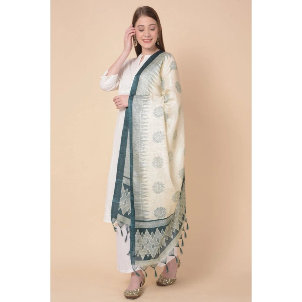 Women's Art Silk Printed Dupatta