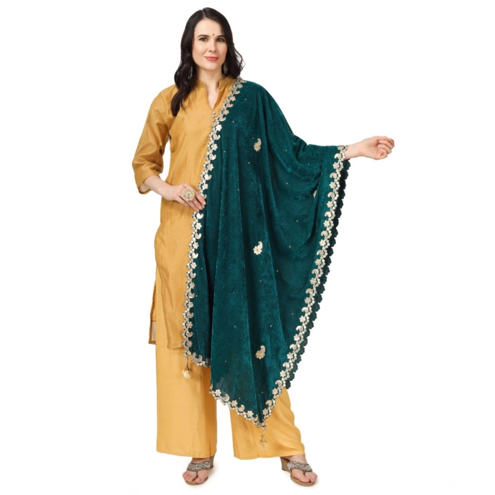 Women's Velvet Gotta Patti Dupatta · 0747