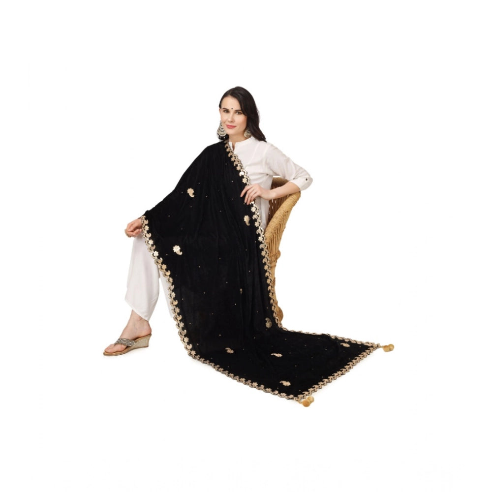 Women's Velvet Gotta Patti Dupatta · 0754