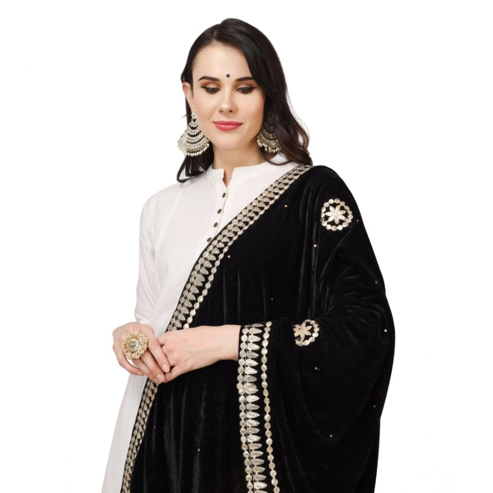 Women's Velvet Gotta Patti Dupatta · 0764