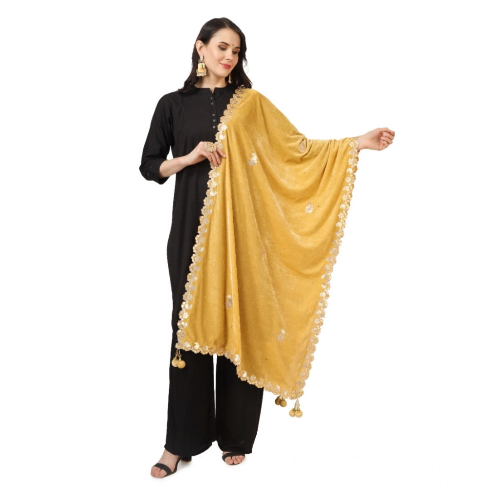 Women's Velvet Gotta Patti Dupatta · 0755