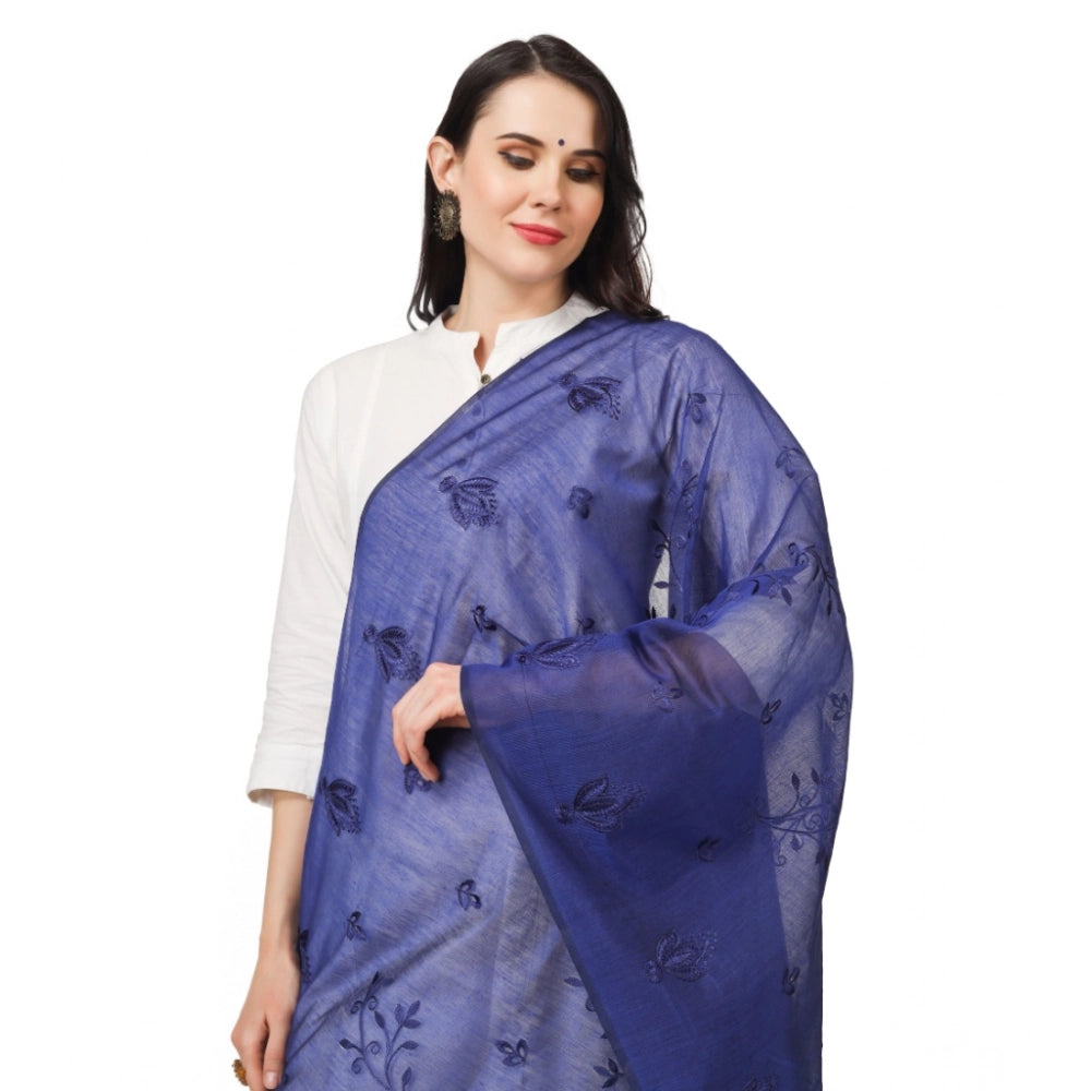 Women's Cotton Embroidered Dupatta · 0776
