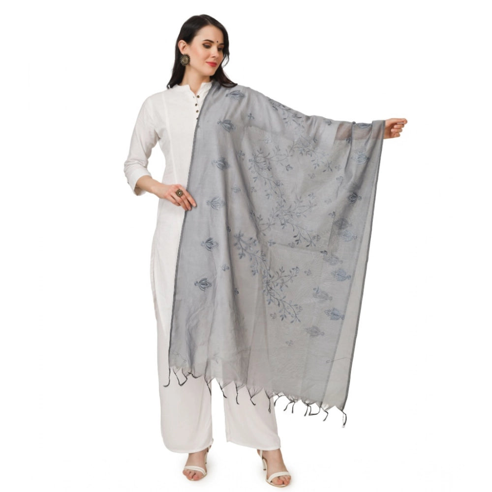 Women's Cotton Embroidered Dupatta · 0773