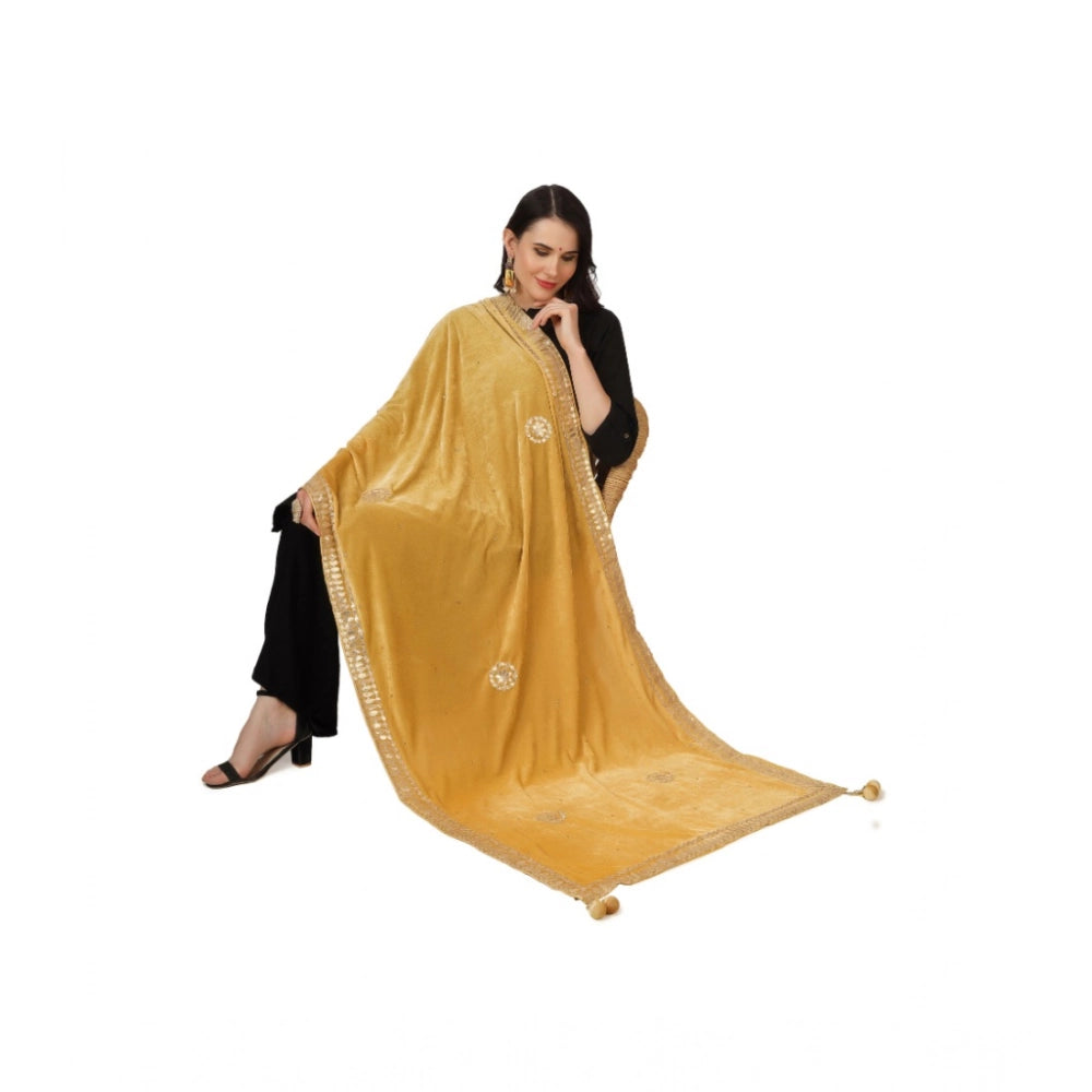 Women's Velvet Gotta Patti Dupatta · 0769
