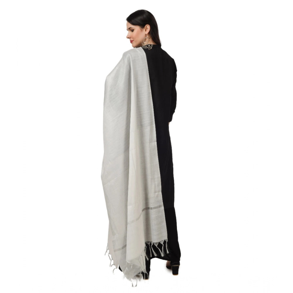 Women's Chanderi Solid Dupatta · 0788