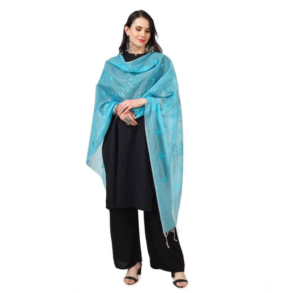 Women's Cotton Embroidered Dupatta · 0783