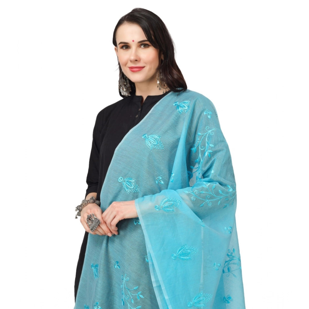 Women's Cotton Embroidered Dupatta · 0783