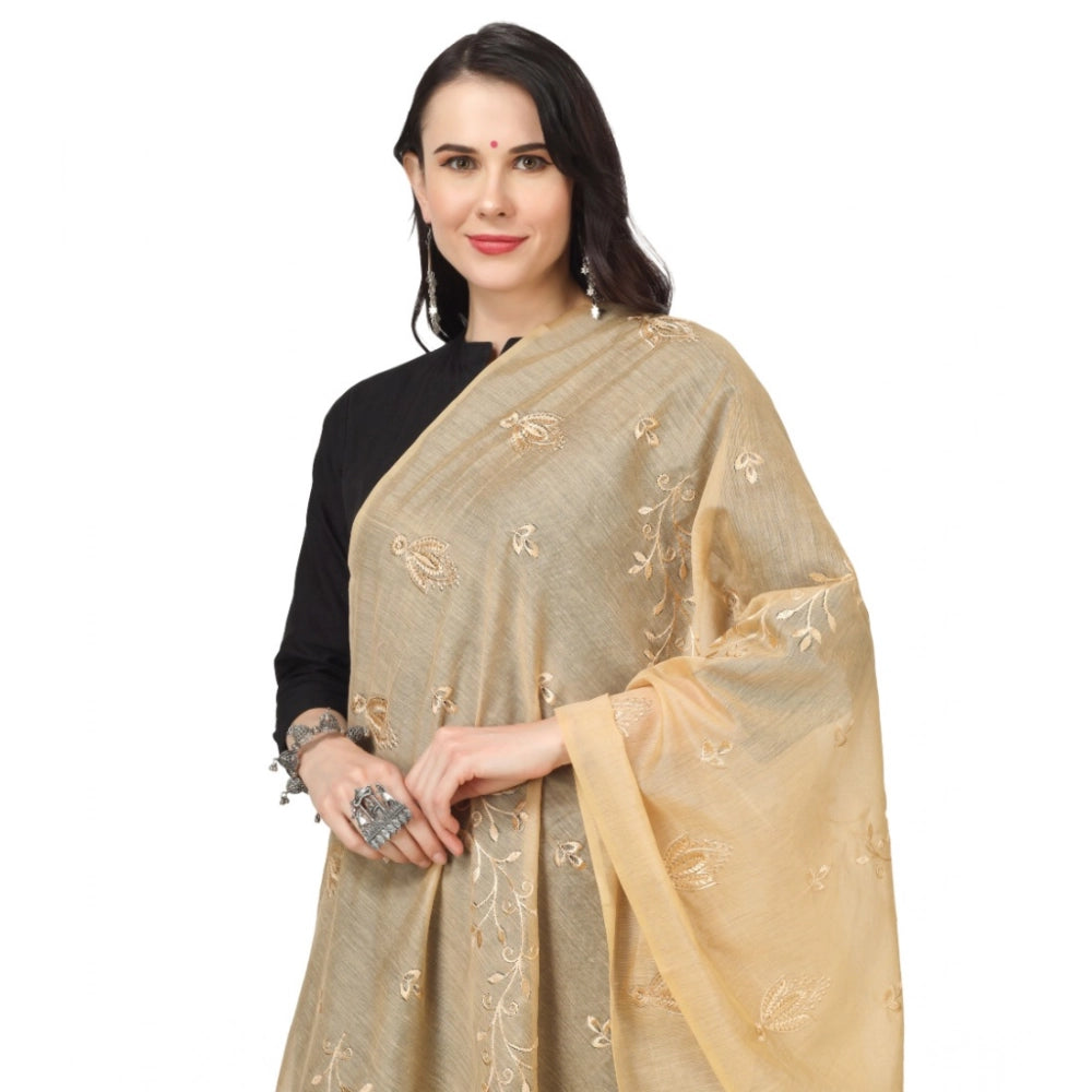Women's Cotton Embroidered Dupatta · 0780