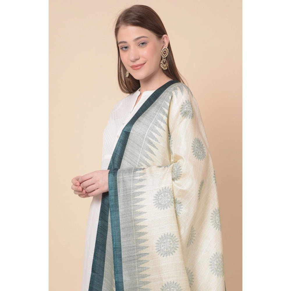 Women's Art Silk Printed Dupatta