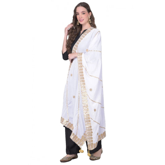 Women's Velvet Gotta Patti Dupatta · 0959