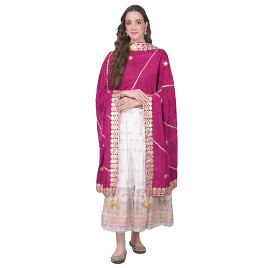 Women's Velvet Gotta Patti Dupatta · 0963