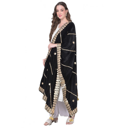 Women's Velvet Gotta Patti Dupatta · 0957