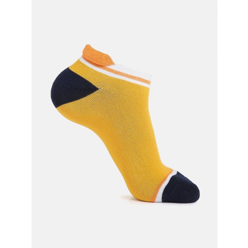 5 Pairs Unisex Casual Cotton Blended Printed Ankle Length · N063