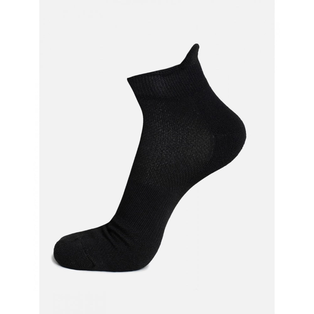 5 Pairs Unisex Casual Cotton Blended Solid Ankle Length