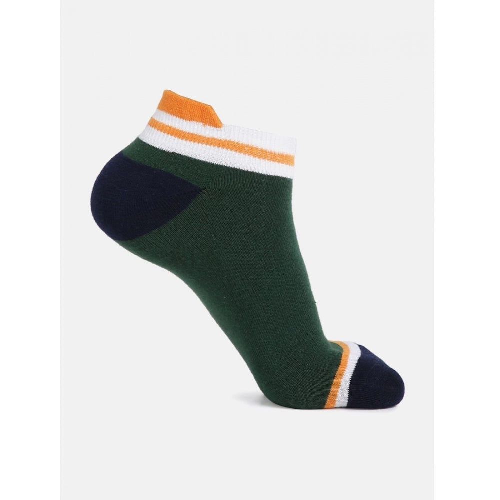 5 Pairs Unisex Casual Cotton Blended Printed Ankle Length · N063