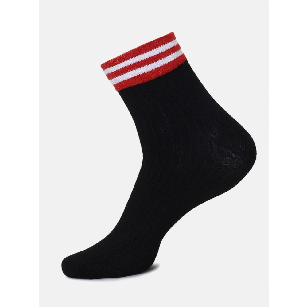 5 Pairs Unisex Casual Cotton Blended Printed Ankle Length · N083