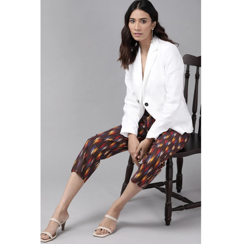 Women's Casual Printed Cotton Trouser Pant · ti_L
