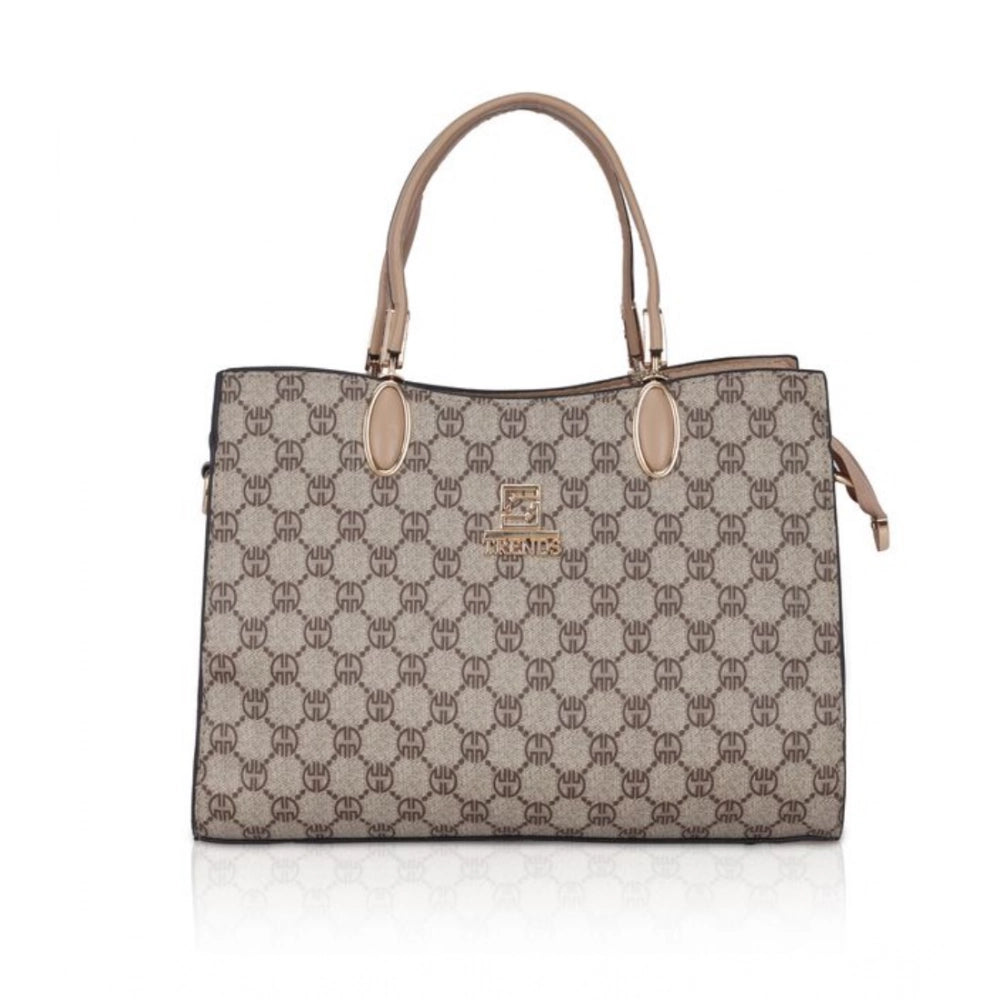 Women's Faux Leather Printed Handbag — Hi · lver