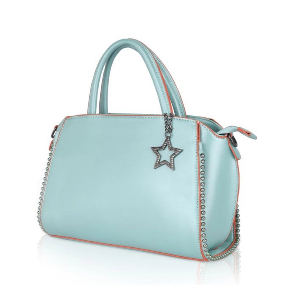 Women's Faux Leather Metal Beads Handbag — G