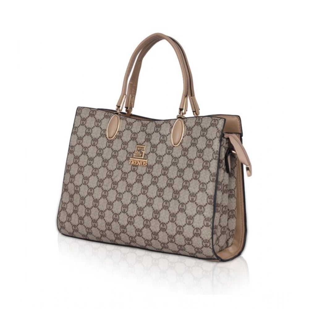 Women's Faux Leather Printed Handbag — Hi · lver