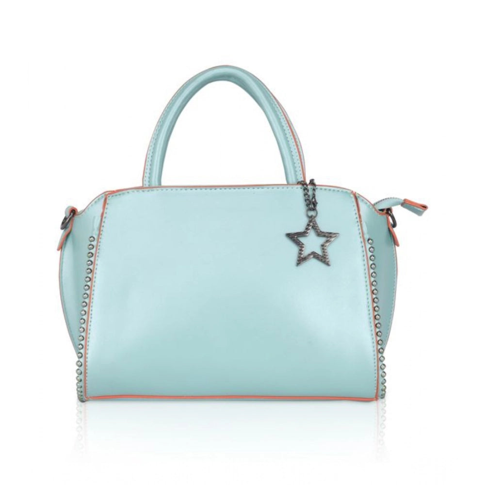 Women's Faux Leather Metal Beads Handbag — G