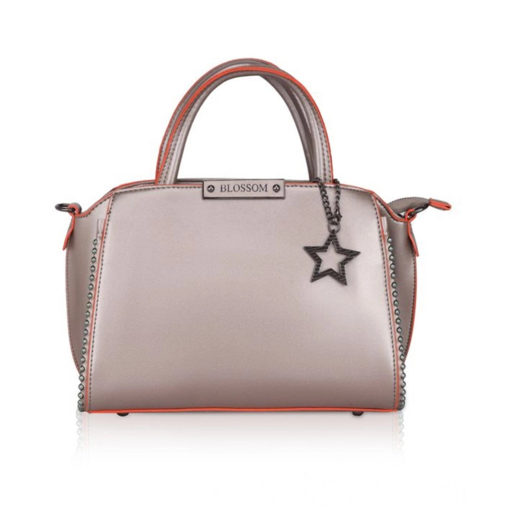 Women's Faux Leather Metal Beads Handbag — Br