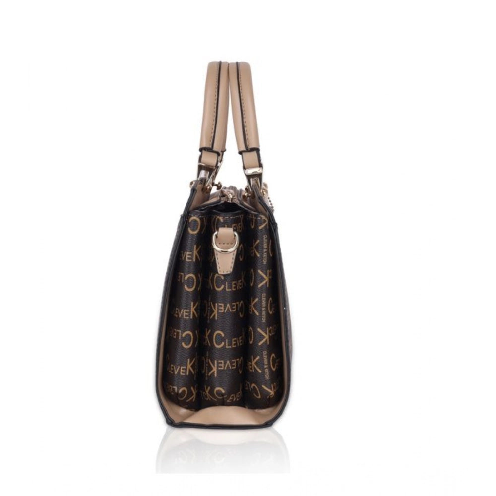 Women's Faux Leather Printed Handbag — Hi · lver