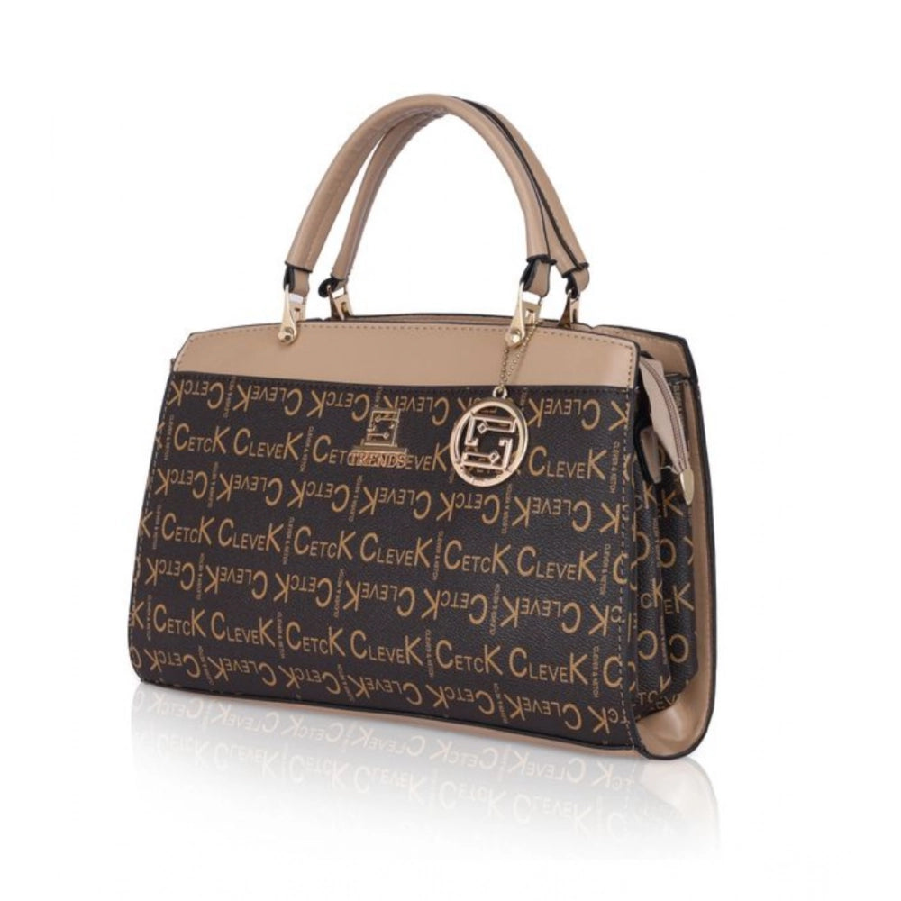 Women's Faux Leather Printed Handbag — Hi · lver