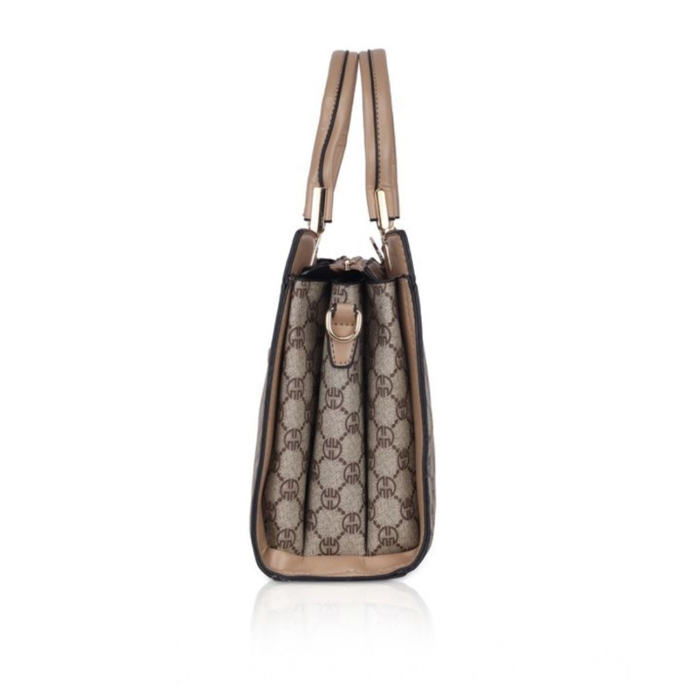 Women's Faux Leather Printed Handbag — Hi · lver