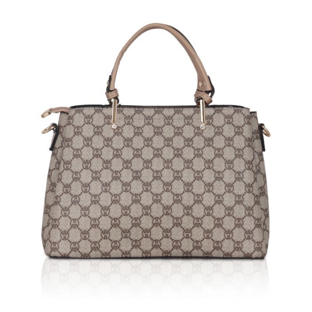 Women's Faux Leather Printed Handbag — Hi · lver