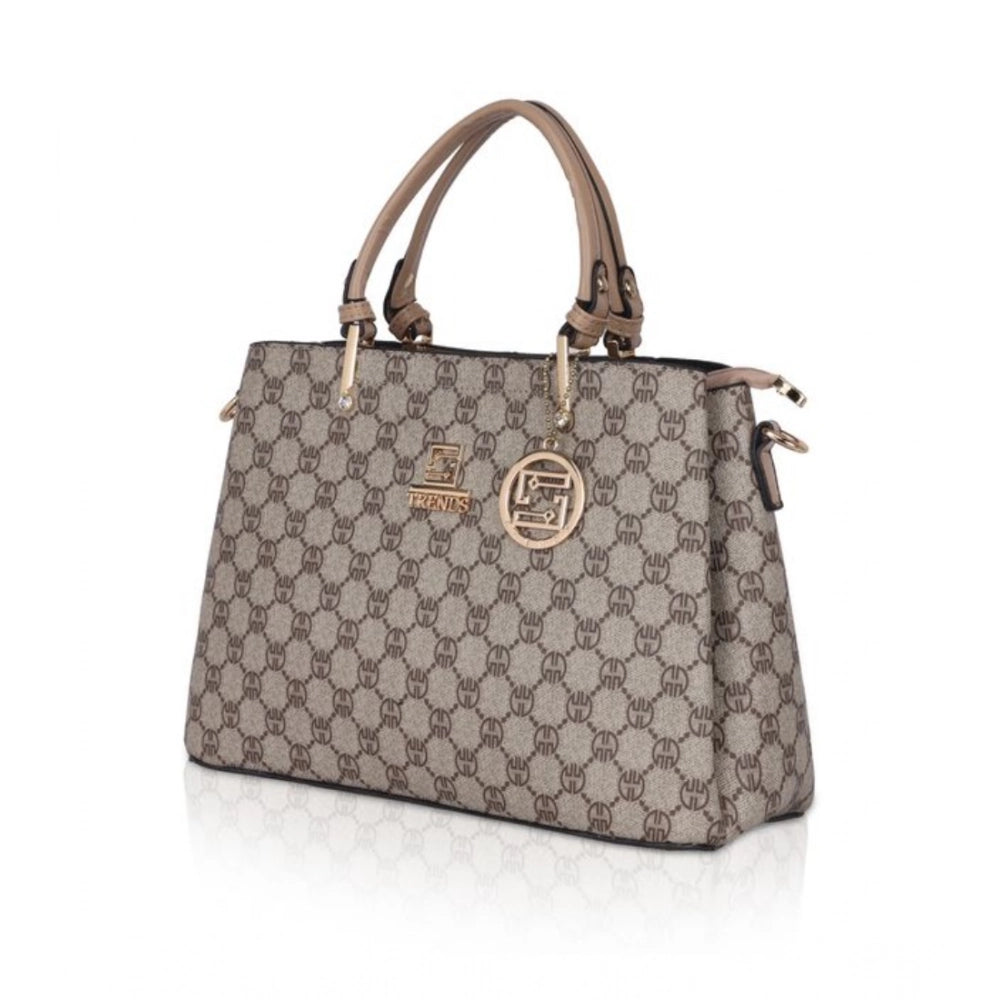 Women's Faux Leather Printed Handbag — Hi · lver