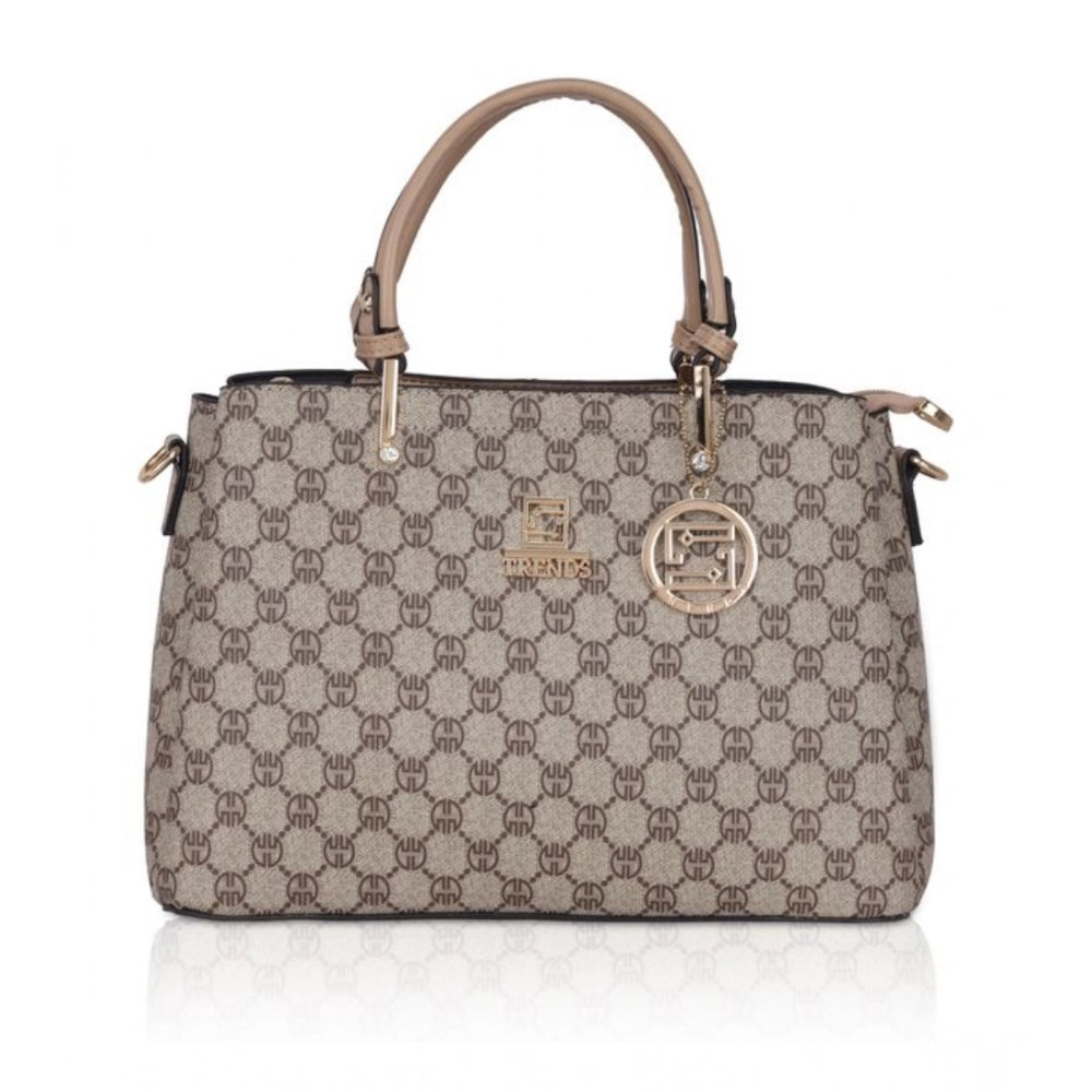 Women's Faux Leather Printed Handbag — Hi · lver