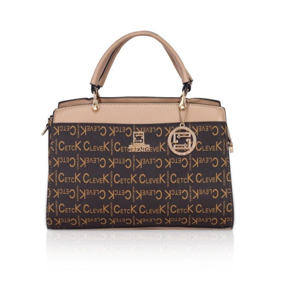 Women's Faux Leather Printed Handbag — Hi · lver