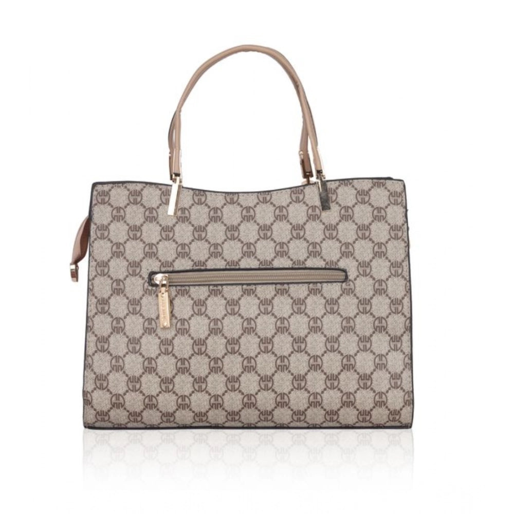 Women's Faux Leather Printed Handbag — Hi · lver