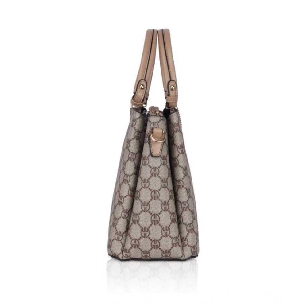 Women's Faux Leather Printed Handbag — Hi · lver